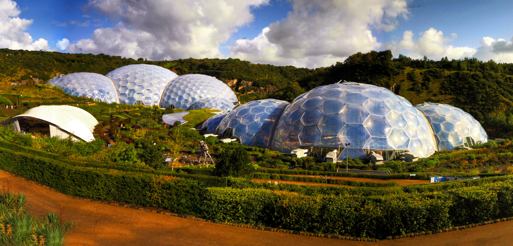 Купола «Эдема», покрытые ETFE-мембраной