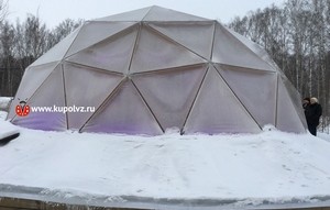 Круглогодичная купольная теплица